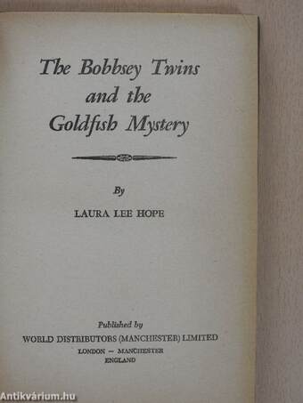 The Bobbsey Twins and the Goldfish Mystery