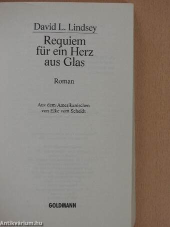 Requiem für ein Herz aus Glas