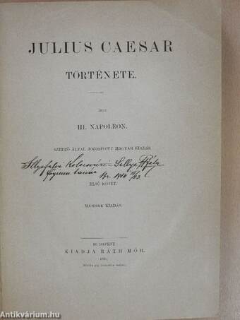 Julius Caesar története I-II.