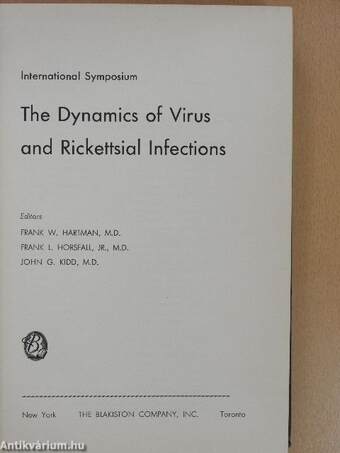 The Dynamics of Virus and Rickettsial Infections