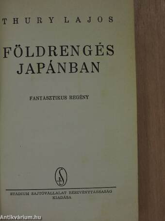 Földrengés Japánban