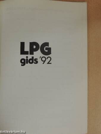 LPG gids '92