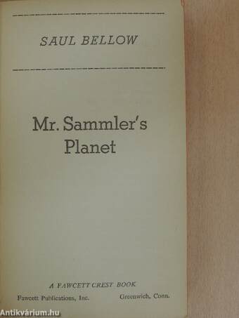 Mr. Sammler's Planet