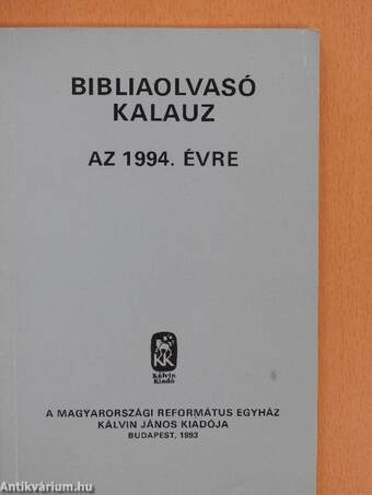 Bibliaolvasó kalauz az 1994. évre
