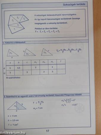 Ki(s)méregető geometriafeladatok 8. osztály