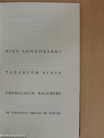 Tagebuch eines ehemaligen Rauchers