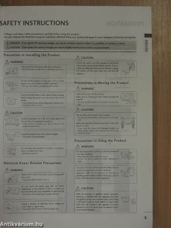 LG LCD TV, Plasma TV - Owner's Manual