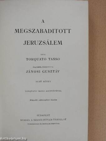 A megszabadított Jeruzsálem I-II.