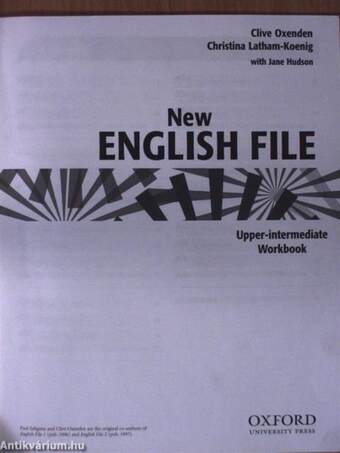 New English File - Upper-intermediate - Workbook - CD-vel