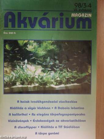 Akvárium Magazin 1998/3-4.