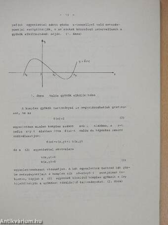 Matematika - Numerikus módszerek I.