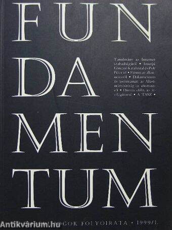 Fundamentum 1999/1.