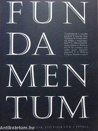 Fundamentum 1998/3.