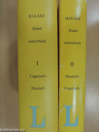 Handwörterbuch der ungarischen und deutschen Sprache I-II.