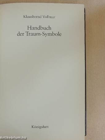 Handbuch der Traum-Symbole