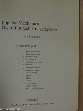 Popular Mechanics Do-It-Yourself Encyclopedia 2