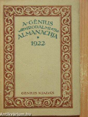 A Génius irodalmi almanachja 1922.