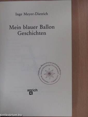 Mein blauer Ballon Geschichten