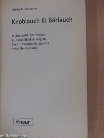 Knoblauch & Bärlauch