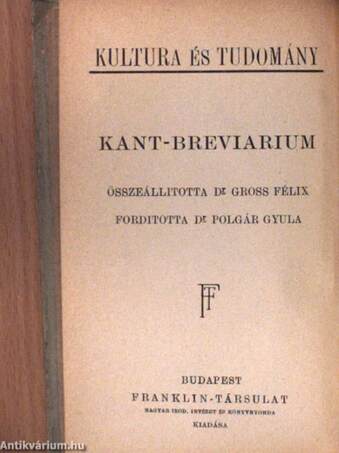 Kant-breviarium