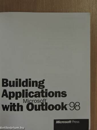 Building Applications with Microsoft Outlook 98 - CD-vel