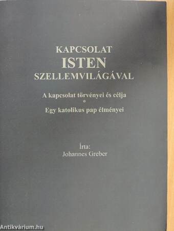 Kapcsolat Isten szellemvilágával