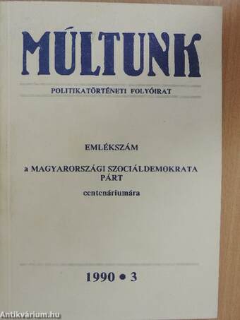 Múltunk 1990/3.