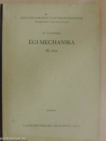 Égi mechanika III.