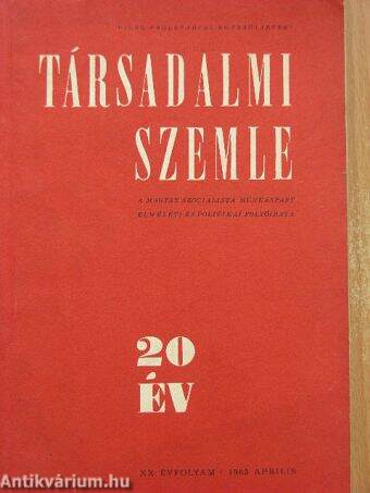 Társadalmi Szemle 1965. április