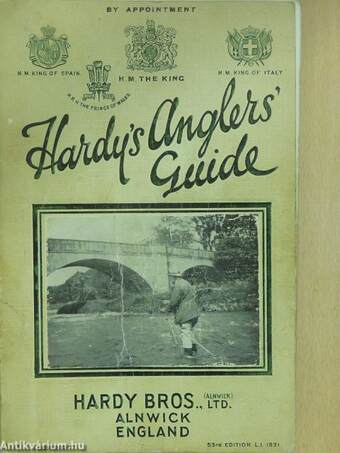 Hardy's Anglers' Guide (rossz állapotú)