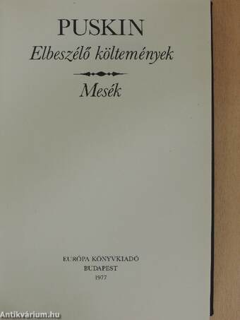 Elbeszélő költemények/Mesék