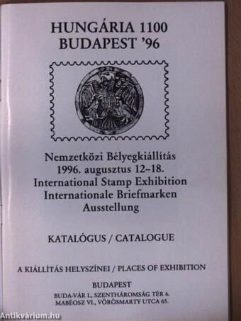 Hungária 1100/Budapest '96 Nemzetközi Bélyegkiállítás