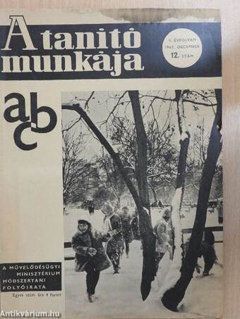 A tanító munkája 1967. december