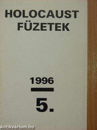 Holocaust füzetek 1996/5.
