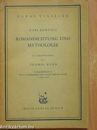 Romandichtung und Mythologie