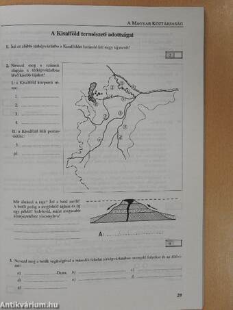 Földrajz feladatsorok általános iskolásoknak 8. osztály