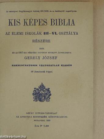 Kis képes biblia III-VI.