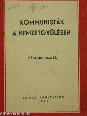 Kommunisták a nemzetgyűlésen