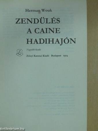 Zendülés a Caine hadihajón