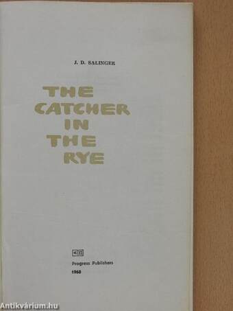 The Catcher in the Rye