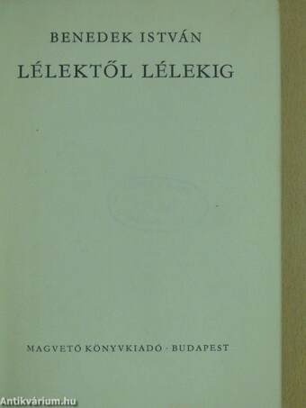 Lélektől lélekig