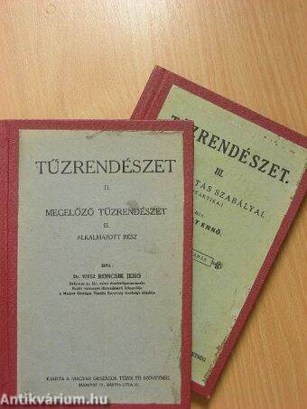 Tűzrendészet II-III.