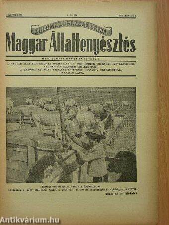 Magyar Állattenyésztés 1948. június 1.