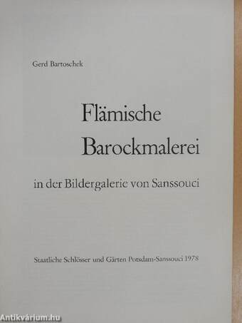 Flämische Barockmalerei in der Bildergalerie von Sanssouci