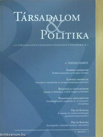 Társadalom & Politika 2010. tavasz (dedikált példány)