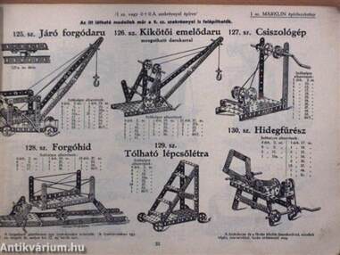 Märklin Fémépítőszekrény (rossz állapotú)