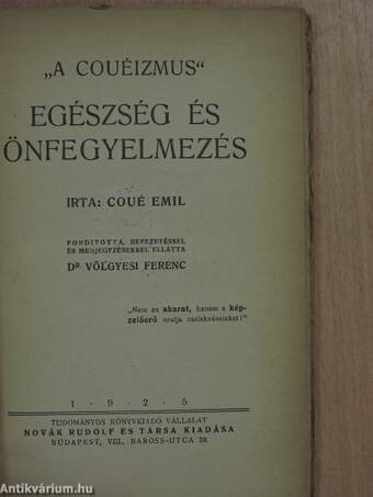 Egészség és önfegyelmezés