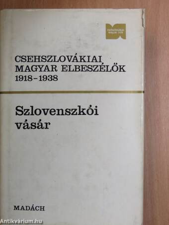 Csehszlovákiai magyar elbeszélők 1918-1938