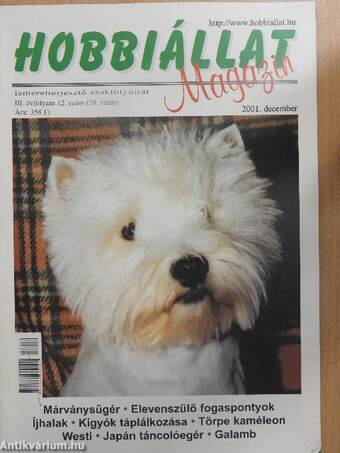 Hobbiállat magazin 2001. december