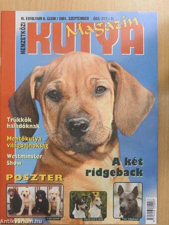 Nemzetközi Kutya Magazin 2001. szeptember